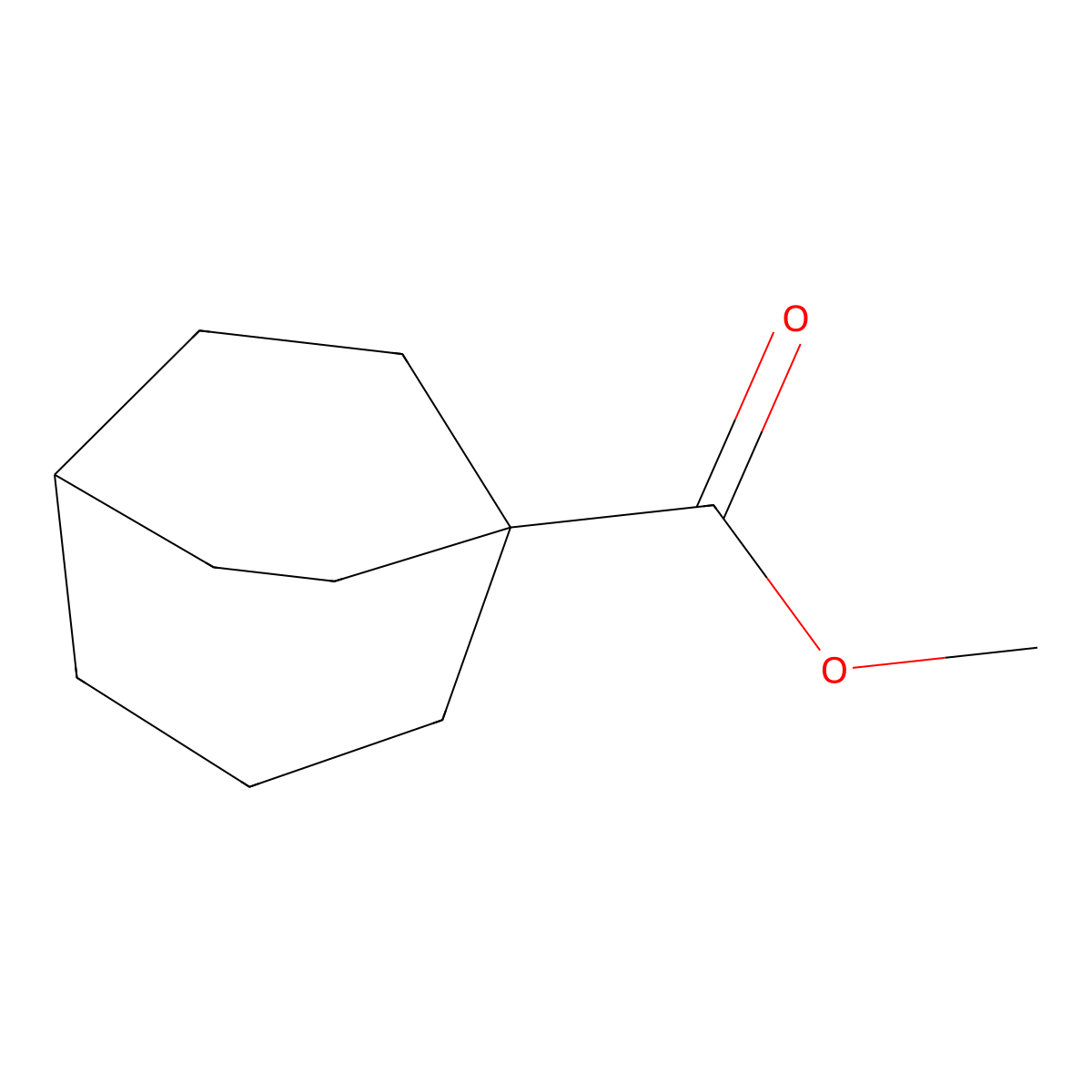 Methyl bicyclo[3.2.2]nonane-1-carboxylate molecular structure, CAS 194343-58-3