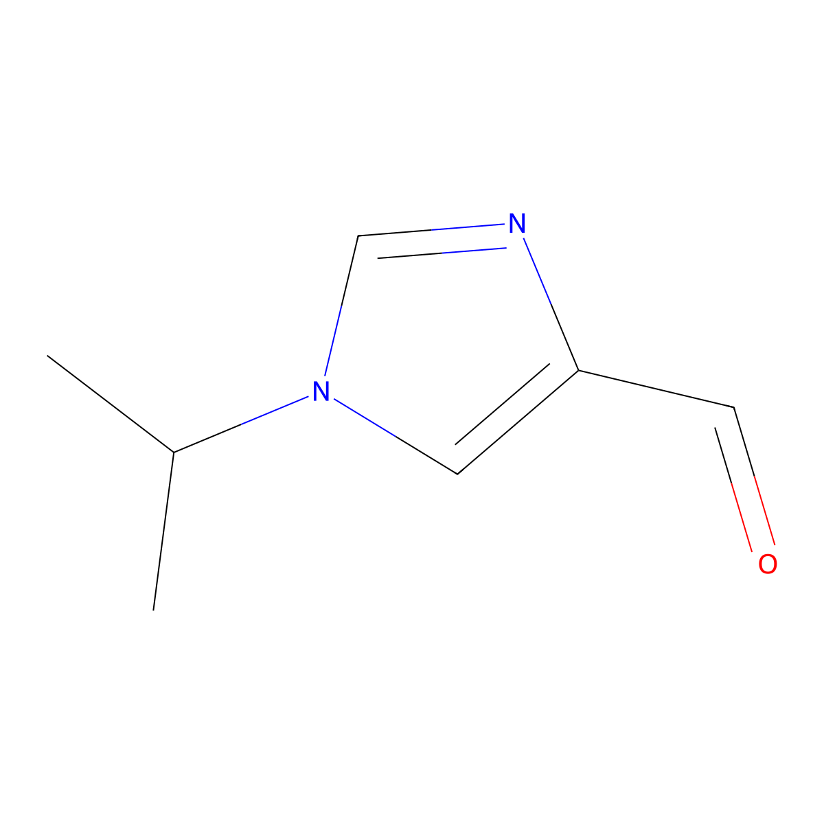 1-(propan-2-yl)-1H-imidazole-4-carbaldehyde molecular structure, CAS 194366-34-2
