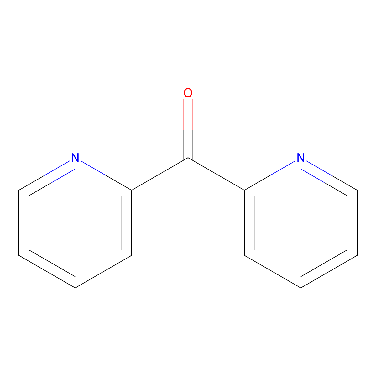 Bis(2-pyridyl) ketone molecular structure, CAS 19437-26-4