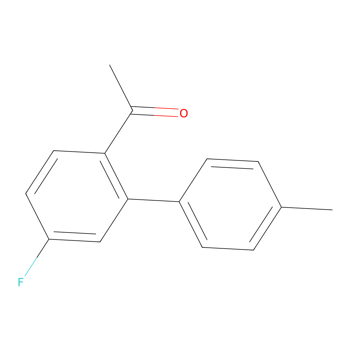 1-(5-Fluoro-4'-methyl-[1,1'-biphenyl]-2-yl)ethanone molecular structure, CAS 1944023-06-6