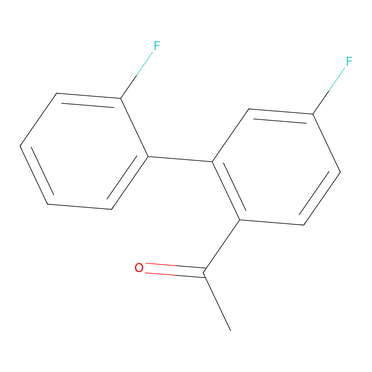 1-(2',5-Difluoro-[1,1'-biphenyl]-2-yl)ethanone molecular structure, CAS 1944023-25-9