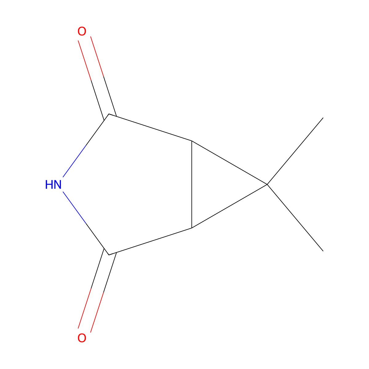 6,6-Dimethyl-3-azabicyclo[3.1.0]hexane-2,4-dione molecular structure, CAS 194421-56-2