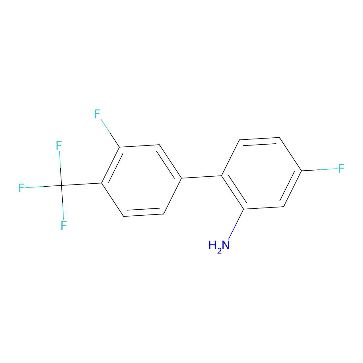3',4-Difluoro-4'-(trifluoromethyl)[1,1'-biphenyl]-2-amine molecular structure, CAS 1944396-30-8