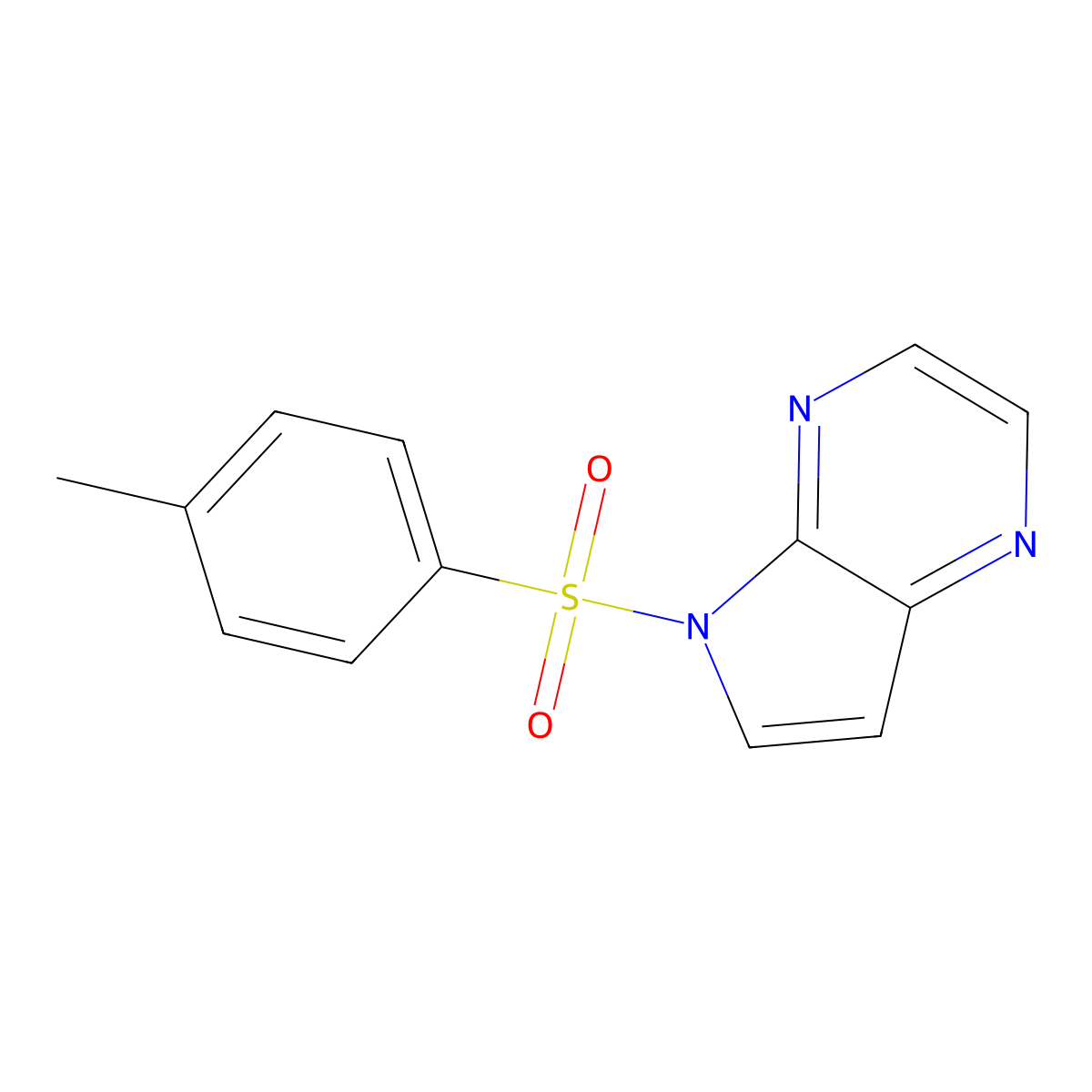 5-Tosyl-5H-pyrrolo[2,3-b]pyrazine molecular structure, CAS 1944483-53-7