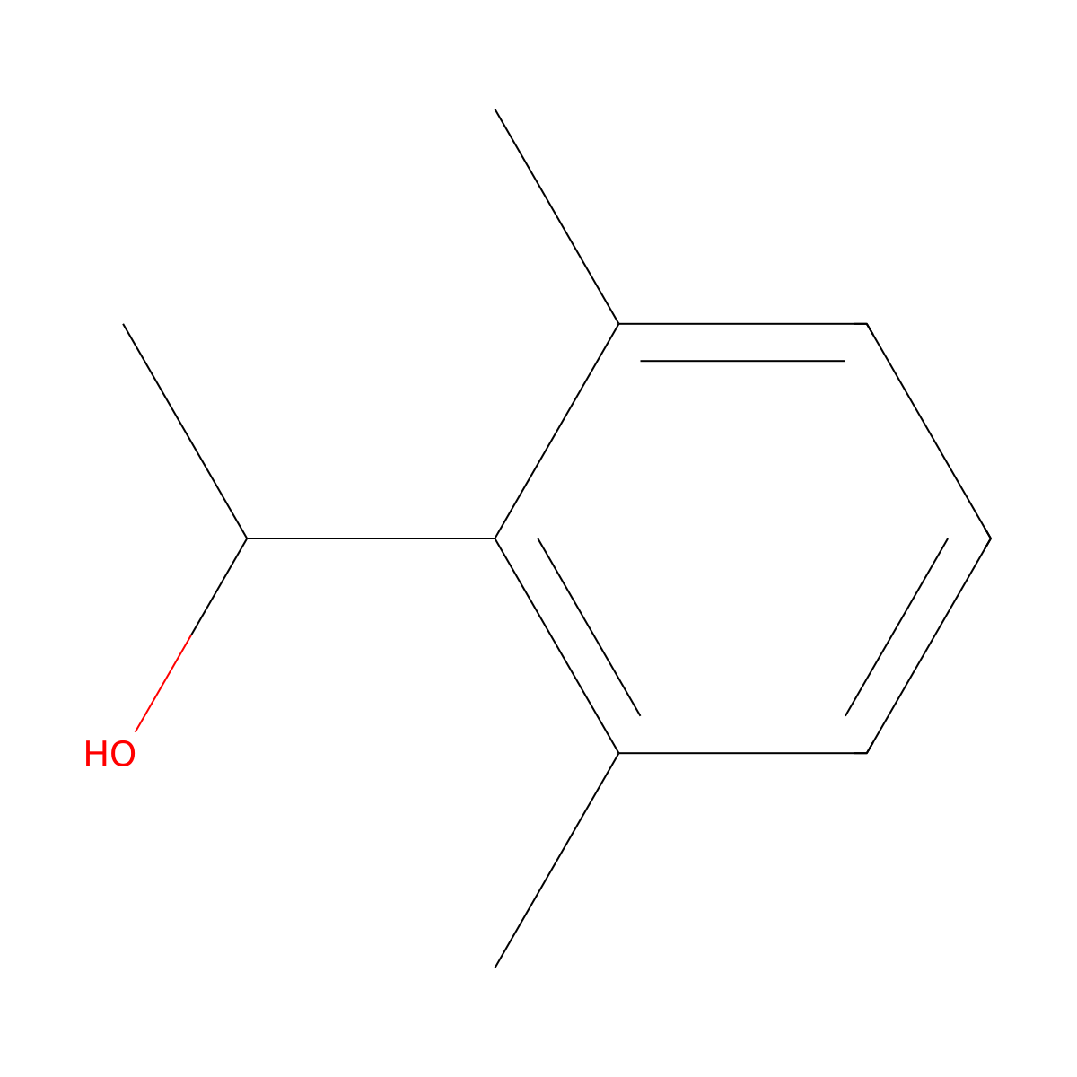 1-(2,6-Dimethylphenyl)ethanol molecular structure, CAS 19447-06-4