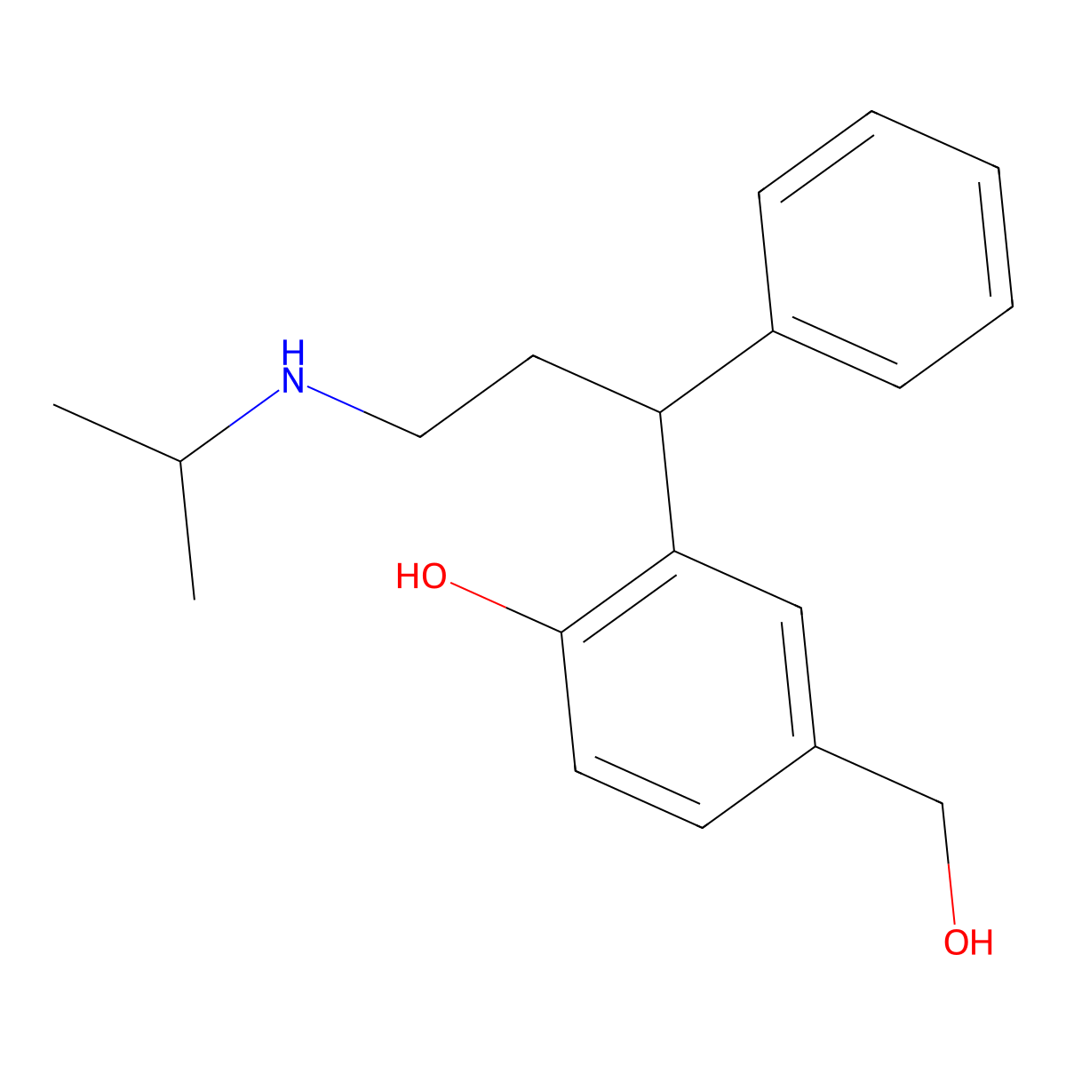 DE(isopropyl)desfesoterodine molecular structure, CAS 194482-42-3