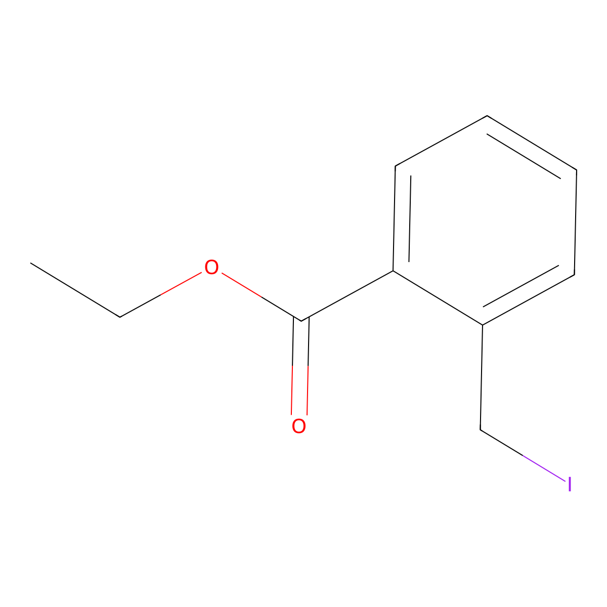 Ethyl 2-(iodomethyl)benzoate molecular structure, CAS 194491-03-7
