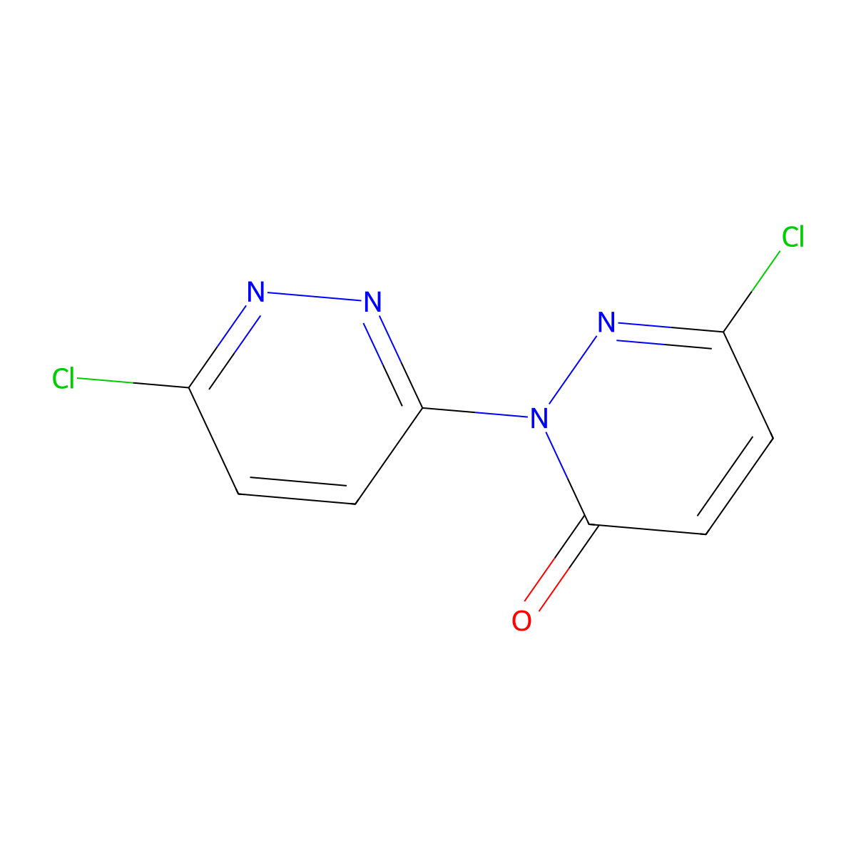 3,6'-Dichloro-6H-[1,3'-bipyridazin]-6-one molecular structure, CAS 1945-76-2