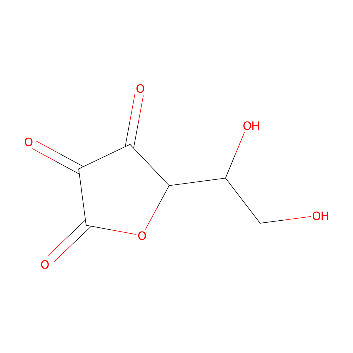 Dehydroascorbate (bicyclic molecular structure, CAS 19455-06-2