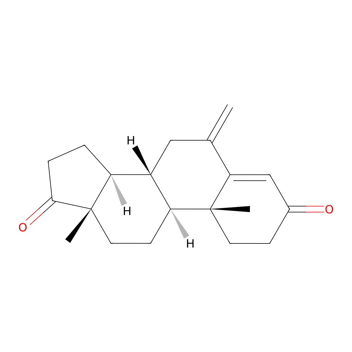 6-Methyleneandrost-4-ene-3,17-dione molecular structure, CAS 19457-55-7