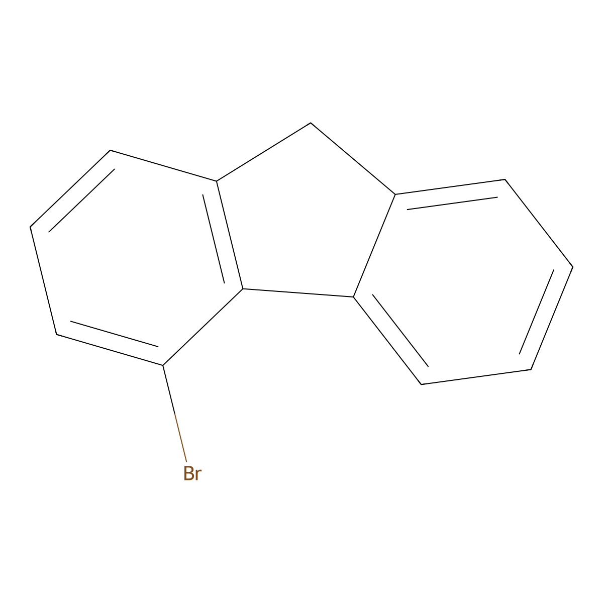 4-bromo-9H-fluorene molecular structure, CAS 19459-33-7