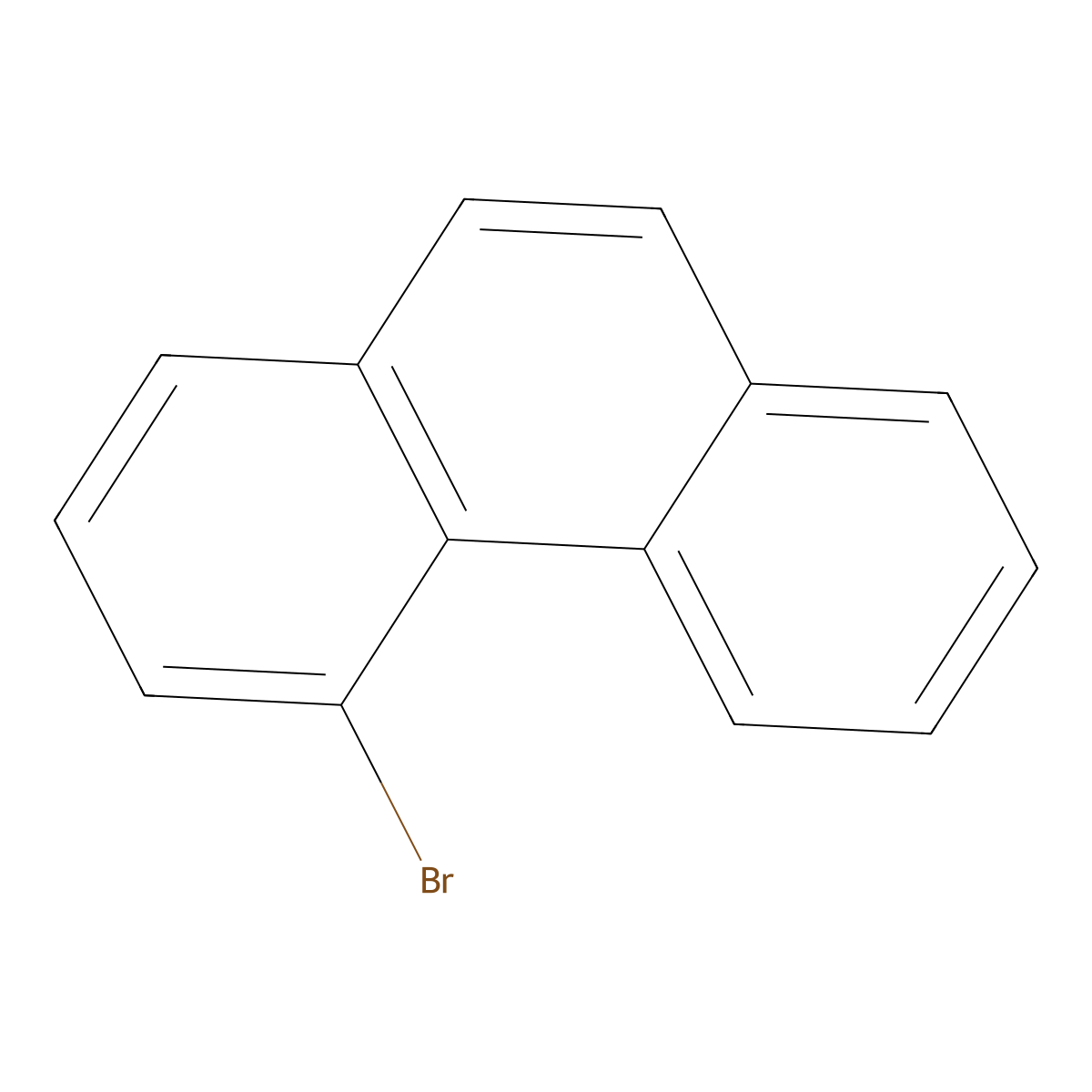 4-Bromophenanthrene molecular structure, CAS 19462-79-4