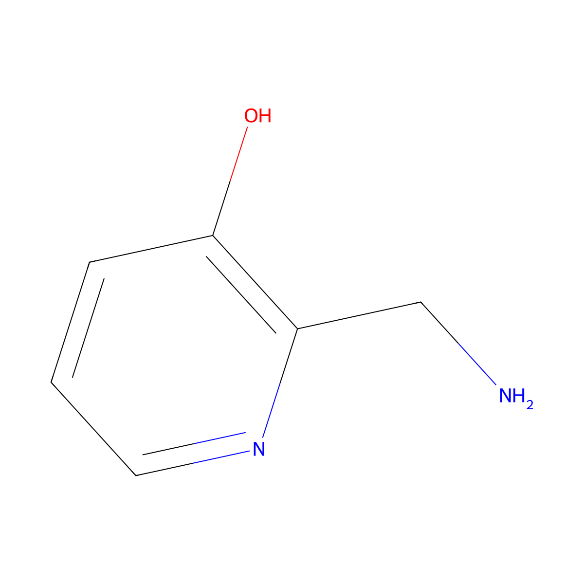 2-(Aminomethyl)pyridin-3-ol molecular structure, CAS 194665-89-9
