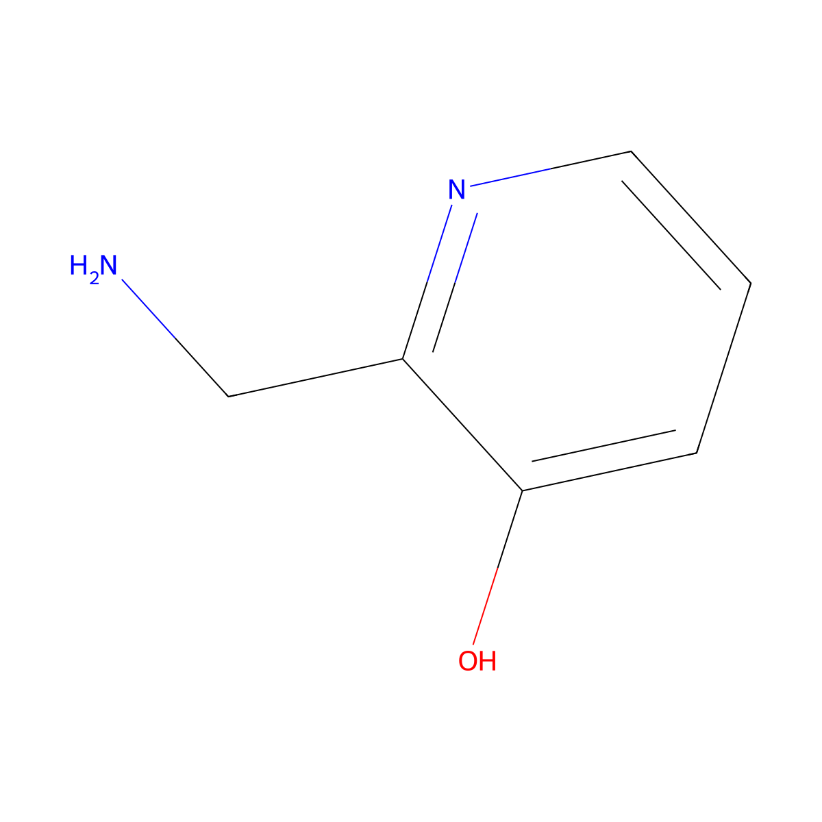 2-(Aminomethyl)pyridin-3-ol molecular structure, CAS 194665-89-9