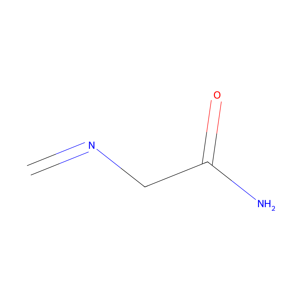 Methyleneamino acetamide molecular structure, CAS 194666-13-2
