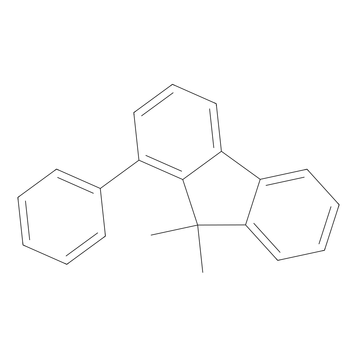 9,9-Dimethyl-1-phenyl-9H-fluorene molecular structure, CAS 1946842-99-4