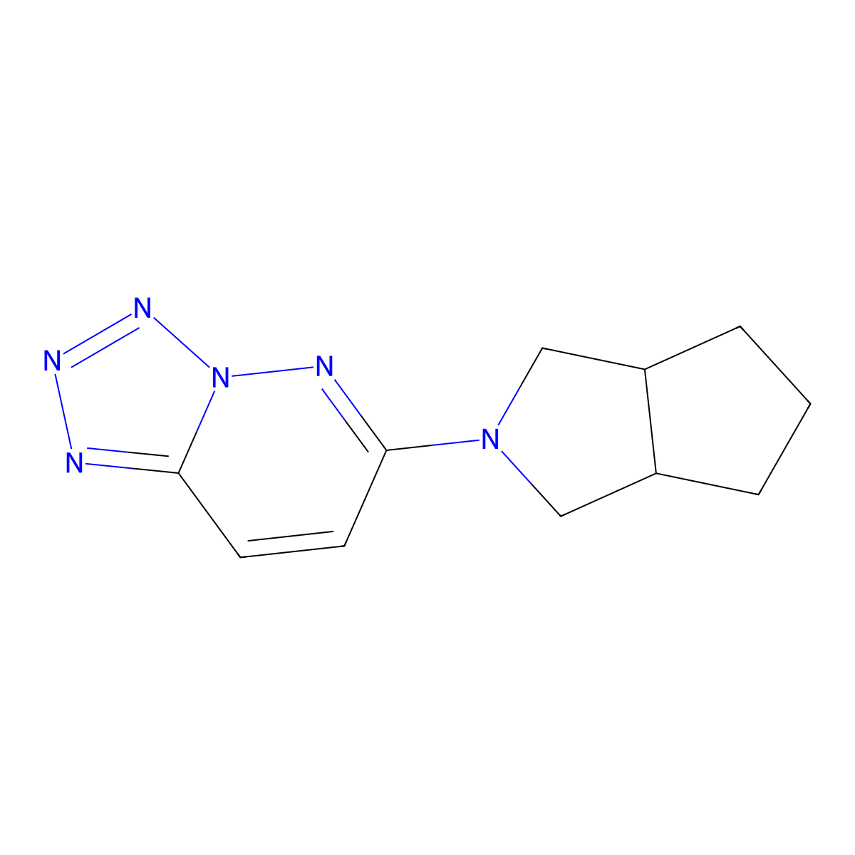 2-{[1,2,3,4]Tetrazolo[1,5-b]pyridazin-6-yl}-octahydrocyclopenta[c]pyrrole molecular structure, CAS 1947110-06-6