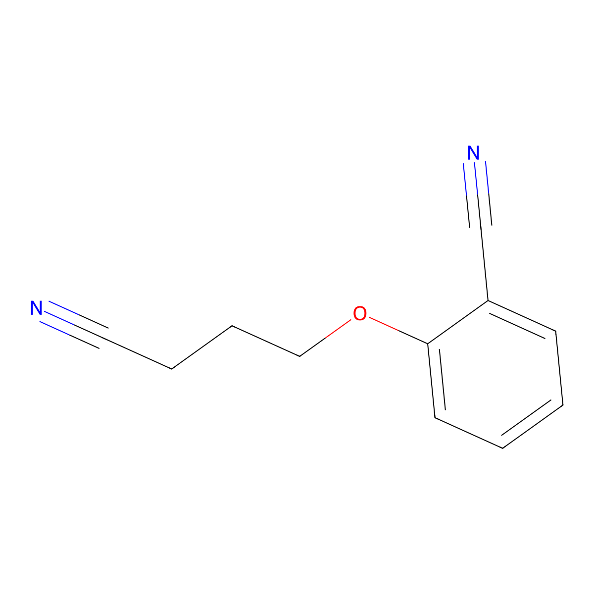 2-(3-Cyanopropoxy)benzonitrile molecular structure, CAS 194724-60-2