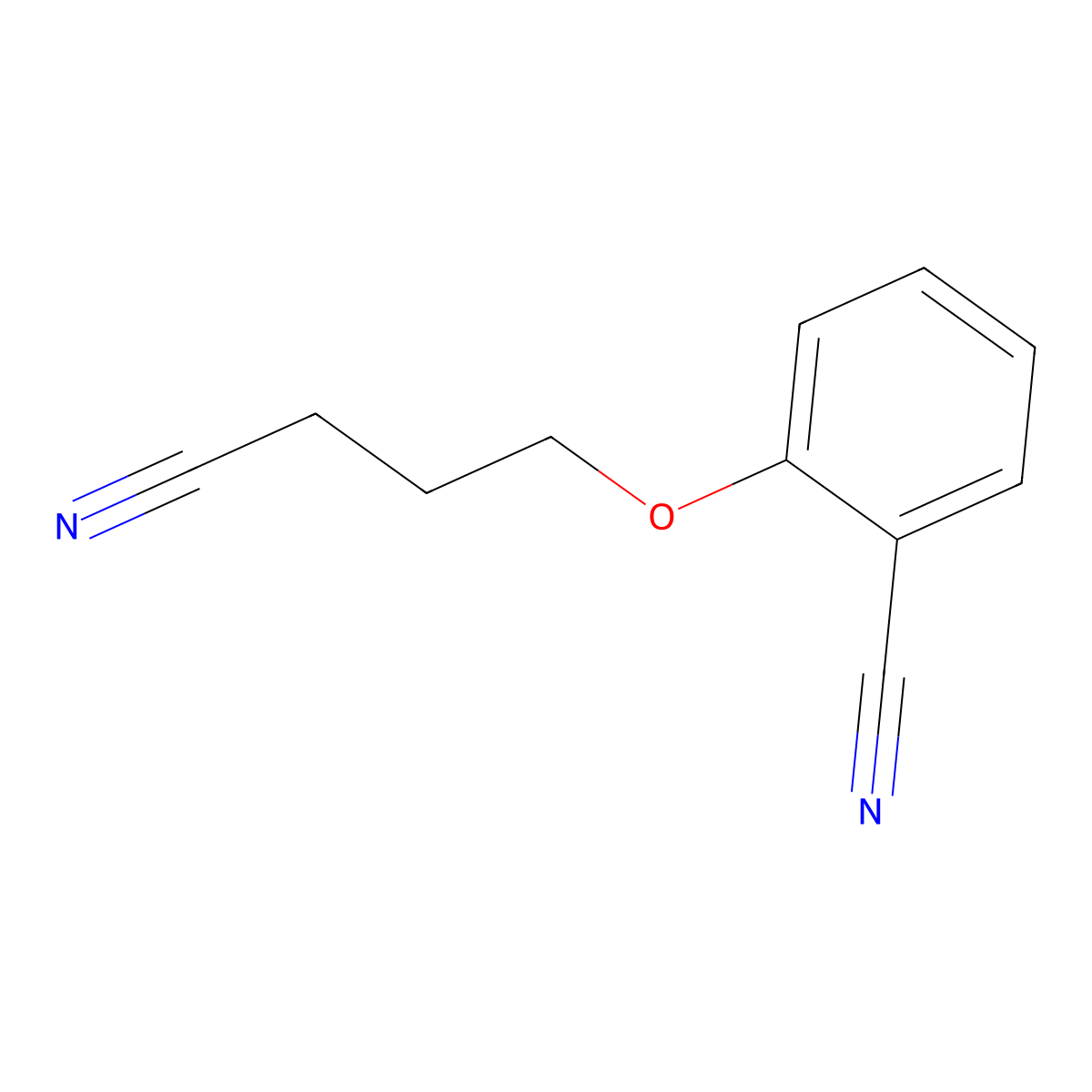 2-(3-Cyanopropoxy)benzonitrile molecular structure, CAS 194724-60-2