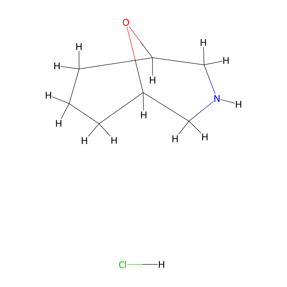 9-Oxa-3-azabicyclo[3.3.1]nonane hydrochloride molecular structure, CAS 1947317-74-9