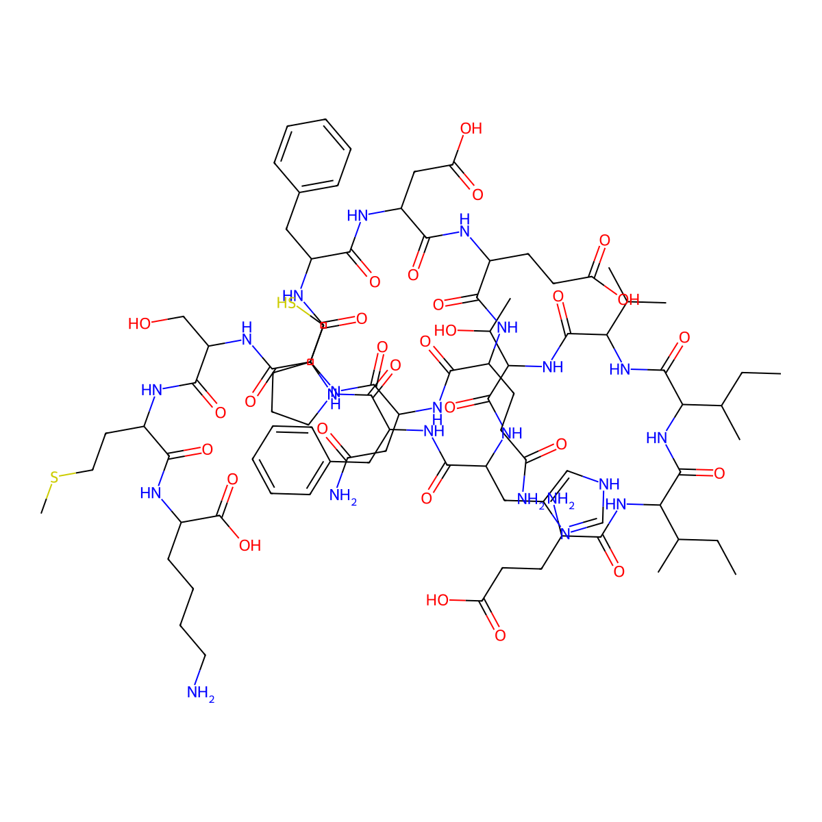 Acetylcholine receptor alpha1 (129-145) (human, bovine, rat, mouse) molecular structure, CAS 194737-11-6