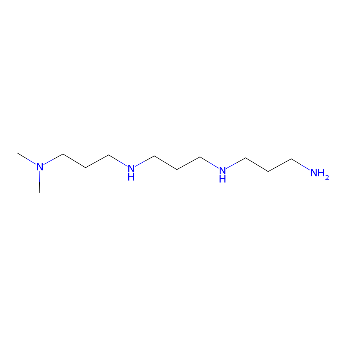 N'-(3-((3-aminopropyl)amino)propyl)-N,N-dimethylpropane-1,3-diamine molecular structure, CAS 19475-69-5