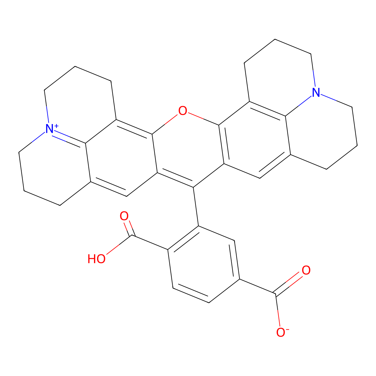 6-carboxy-X-rhodamine molecular structure, CAS 194785-18-7