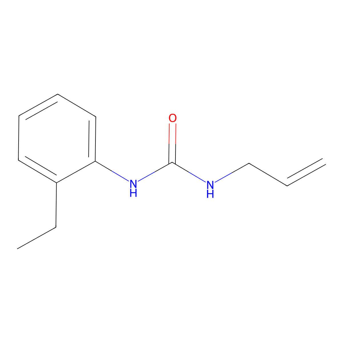 N-(2-Ethylphenyl)-N'-2-propen-1-ylurea molecular structure, CAS 194788-15-3