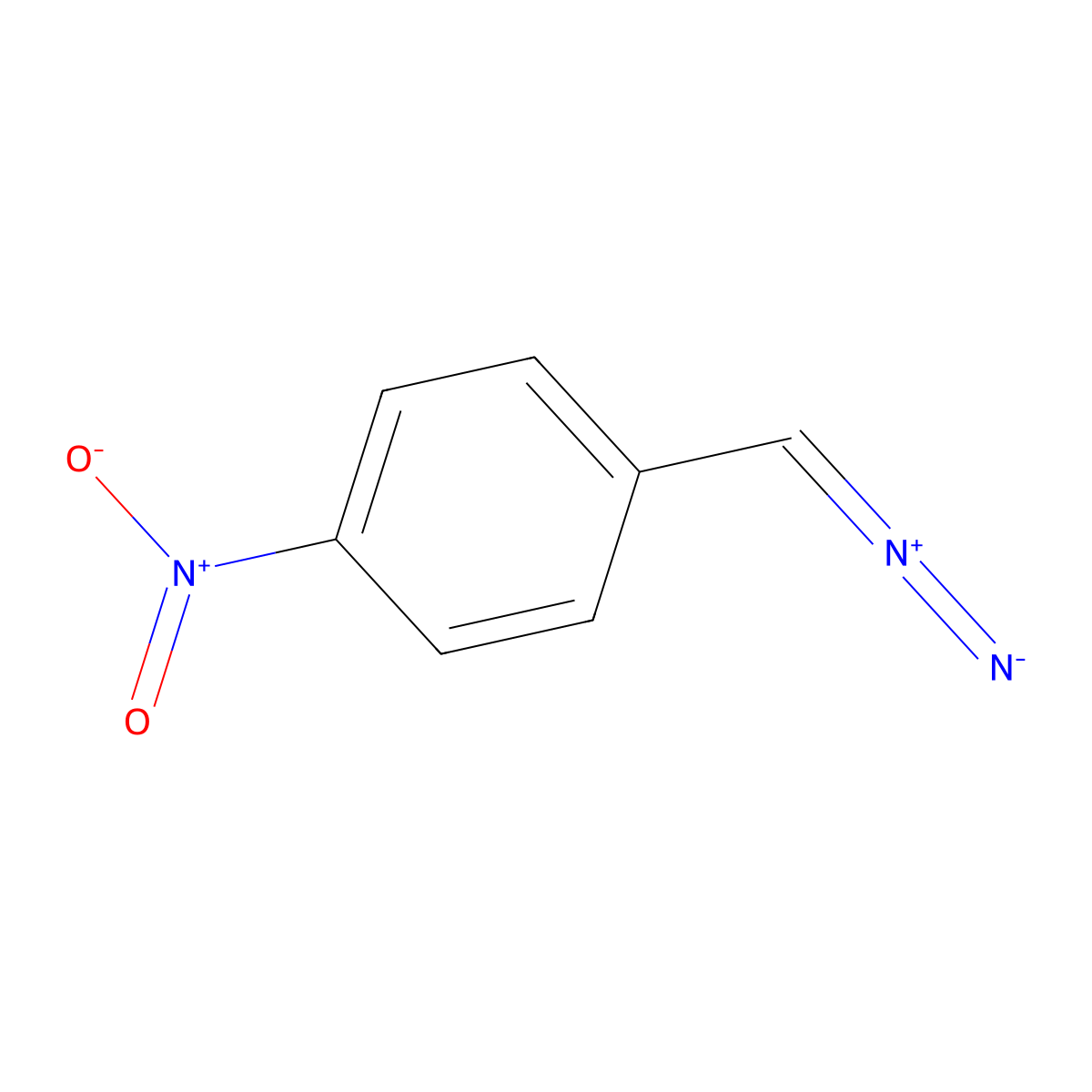 1-(Diazomethyl)-4-nitrobenzene molecular structure, CAS 19479-80-2