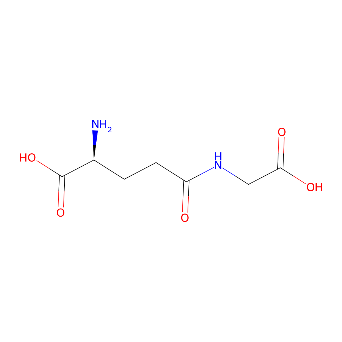 gamma-Glu-Gly molecular structure, CAS 1948-29-4
