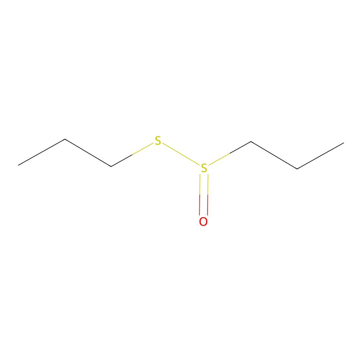 1-Propanesulfinothioic acid, S-propyl ester molecular structure, CAS 1948-52-3