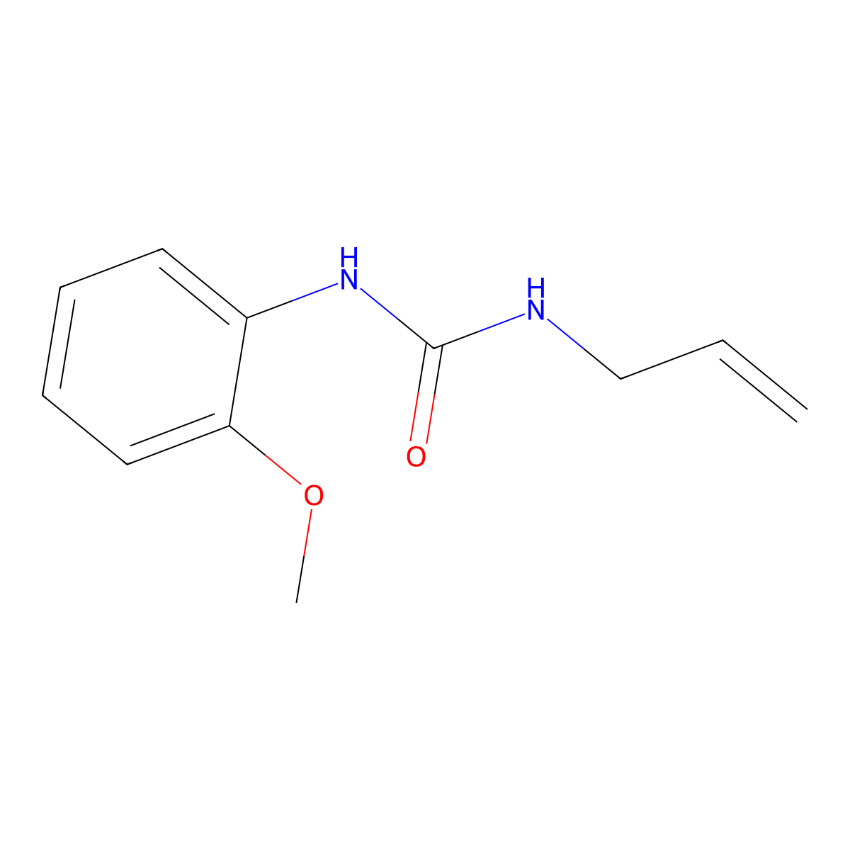1-Allyl-3-(2-methoxyphenyl)urea molecular structure, CAS 194801-83-7