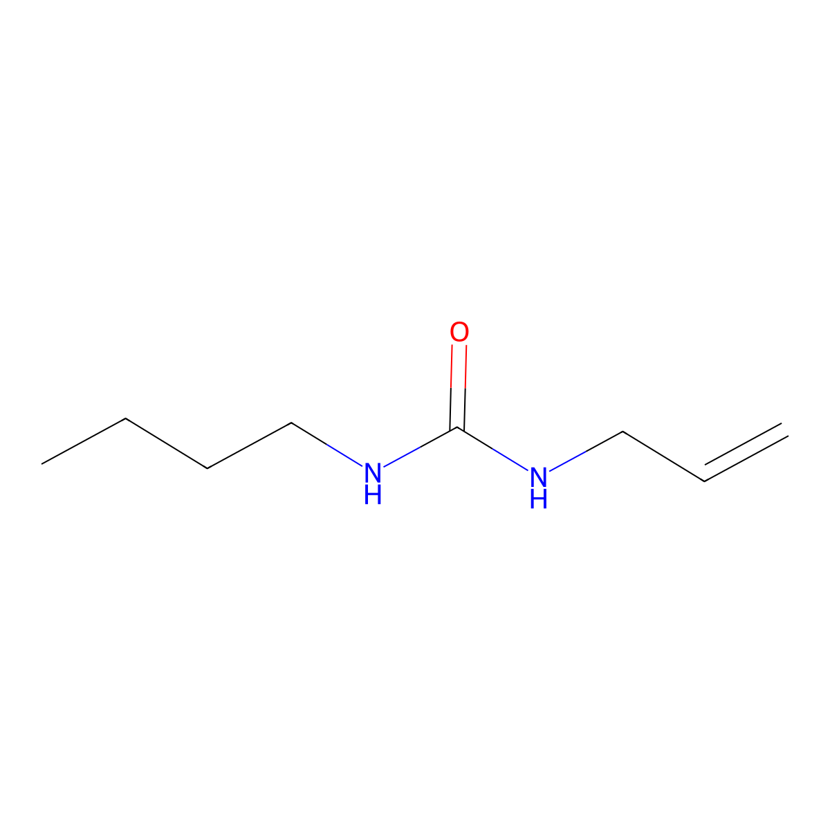 (Butylamino)-N-prop-2-enylformamide molecular structure, CAS 194801-91-7