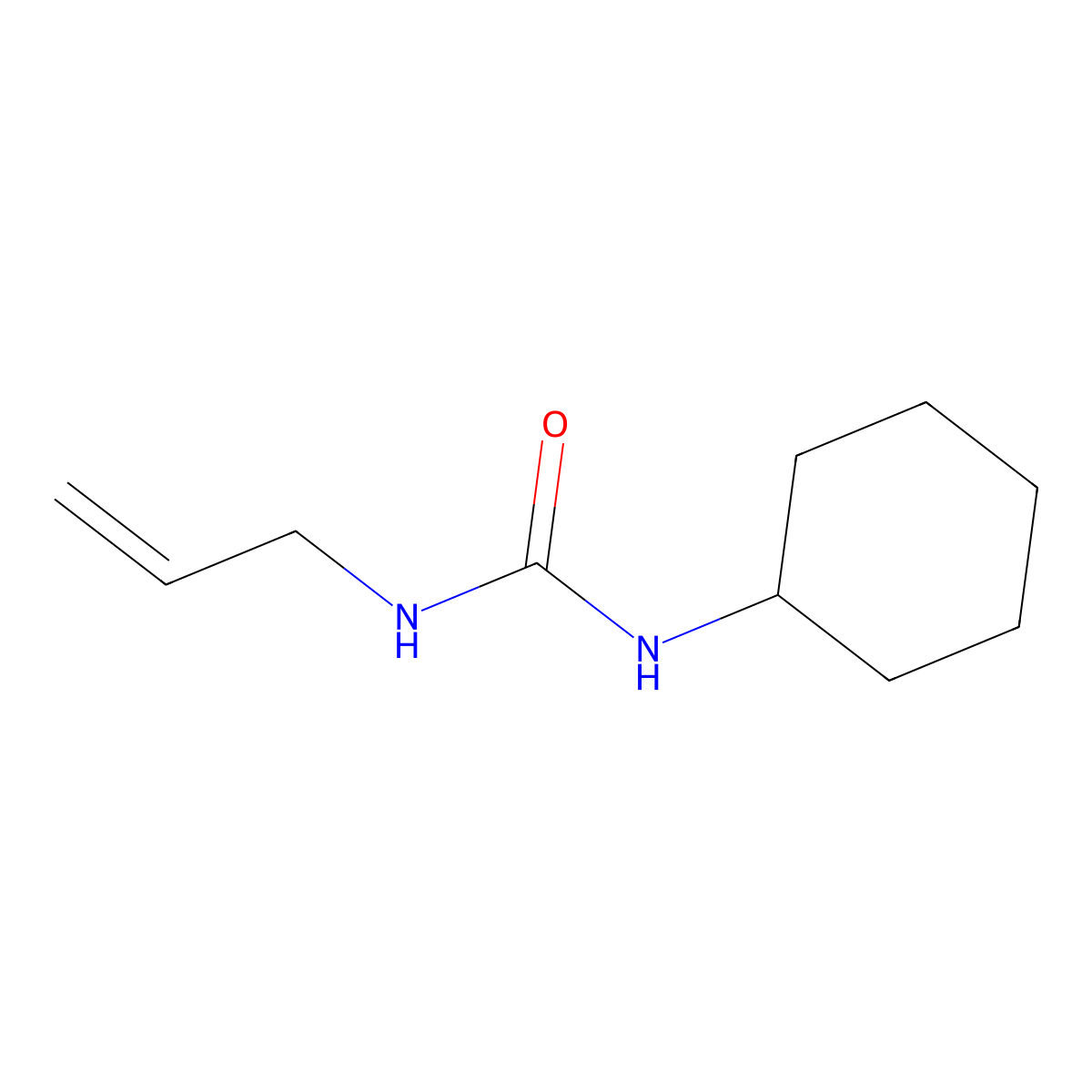 1-Allyl-3-cyclohexylurea molecular structure, CAS 194802-05-6