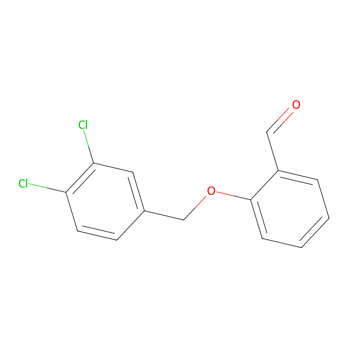 2-[(3,4-Dichlorobenzyl)oxy]benzaldehyde molecular structure, CAS 194802-96-5