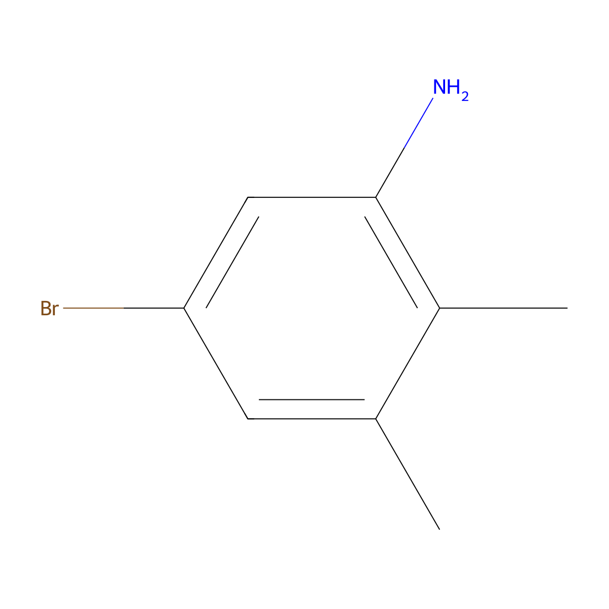 5-Bromo-2,3-dimethylaniline molecular structure, CAS 194805-15-7