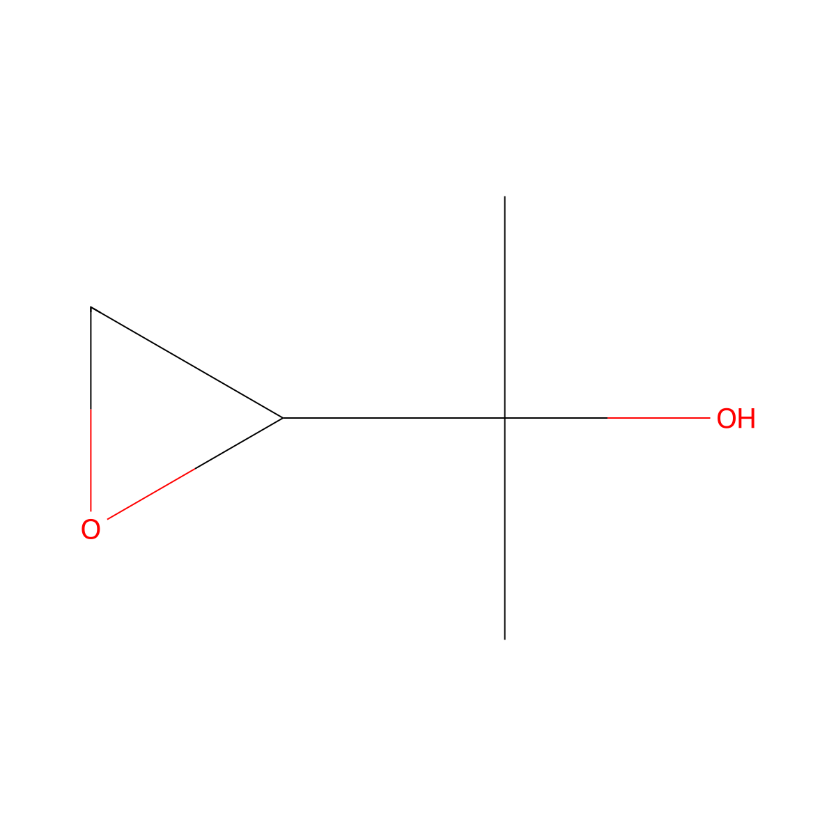 2-(Oxiran-2-yl)propan-2-ol molecular structure, CAS 19482-44-1