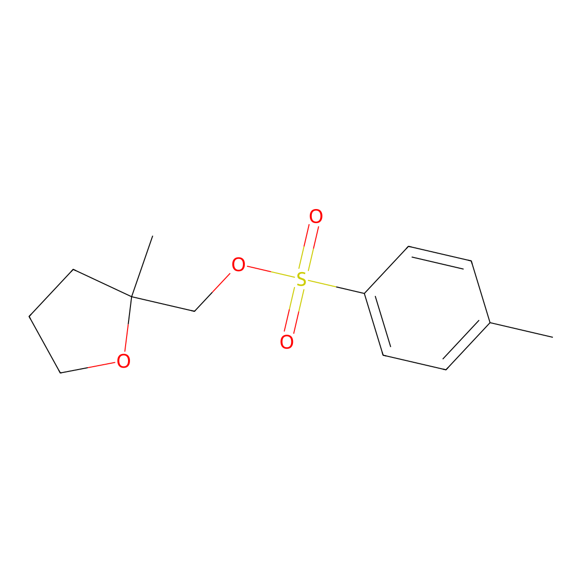 (2-Methyloxolan-2-yl)methyl 4-methylbenzene-1-sulfonate molecular structure, CAS 1948235-58-2