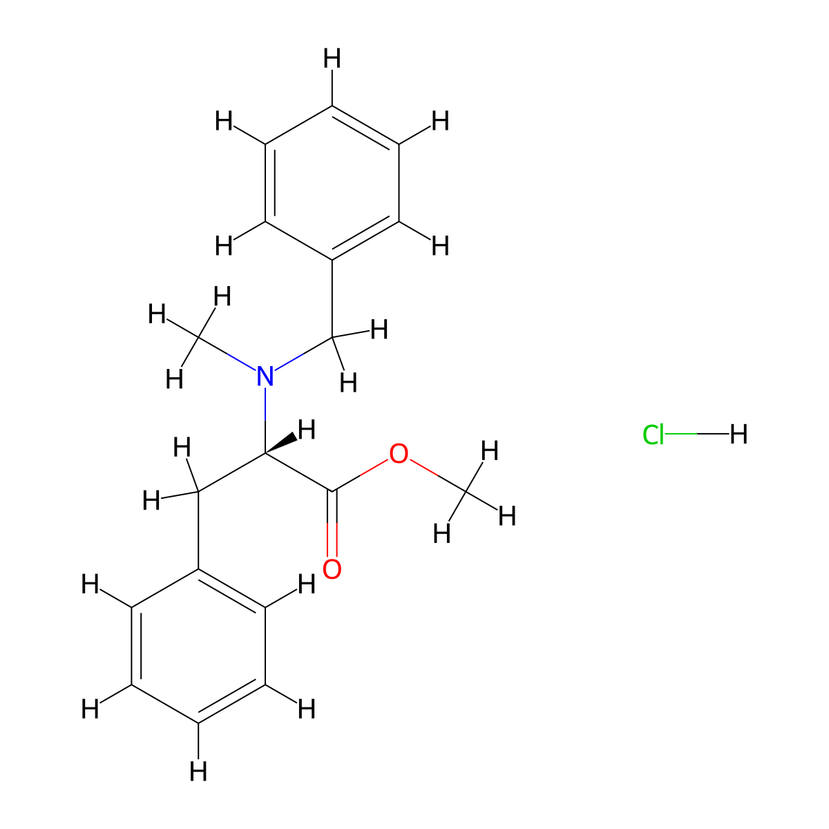 Bzl,ME-L-phe-ome hcl molecular structure, CAS 1948241-07-3