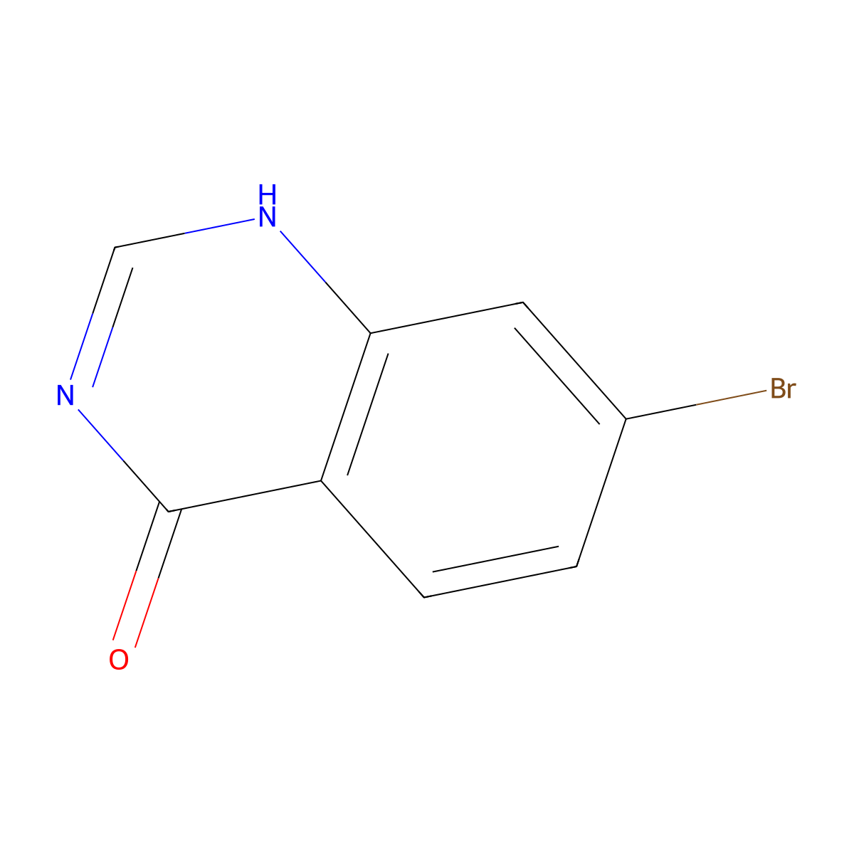7-bromo-1H-quinazolin-4-one molecular structure, CAS 194851-16-6