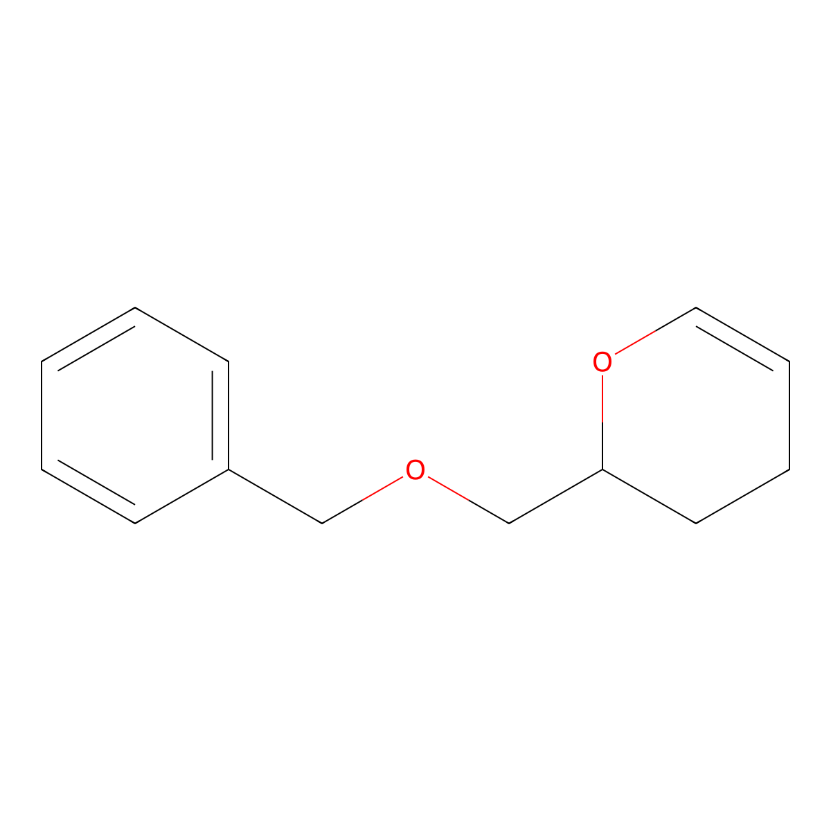 2-(benzyloxymethyl)-3,4-dihydro-2H-pyran molecular structure, CAS 194861-23-9