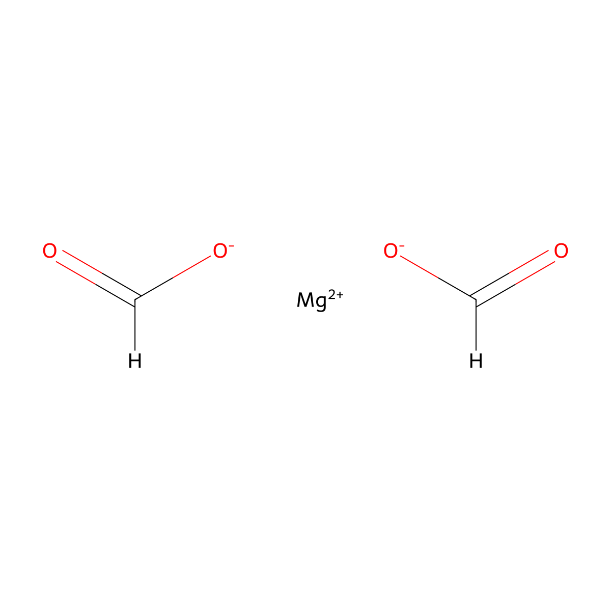 Magnesium formate molecular structure, CAS 194872-36-1