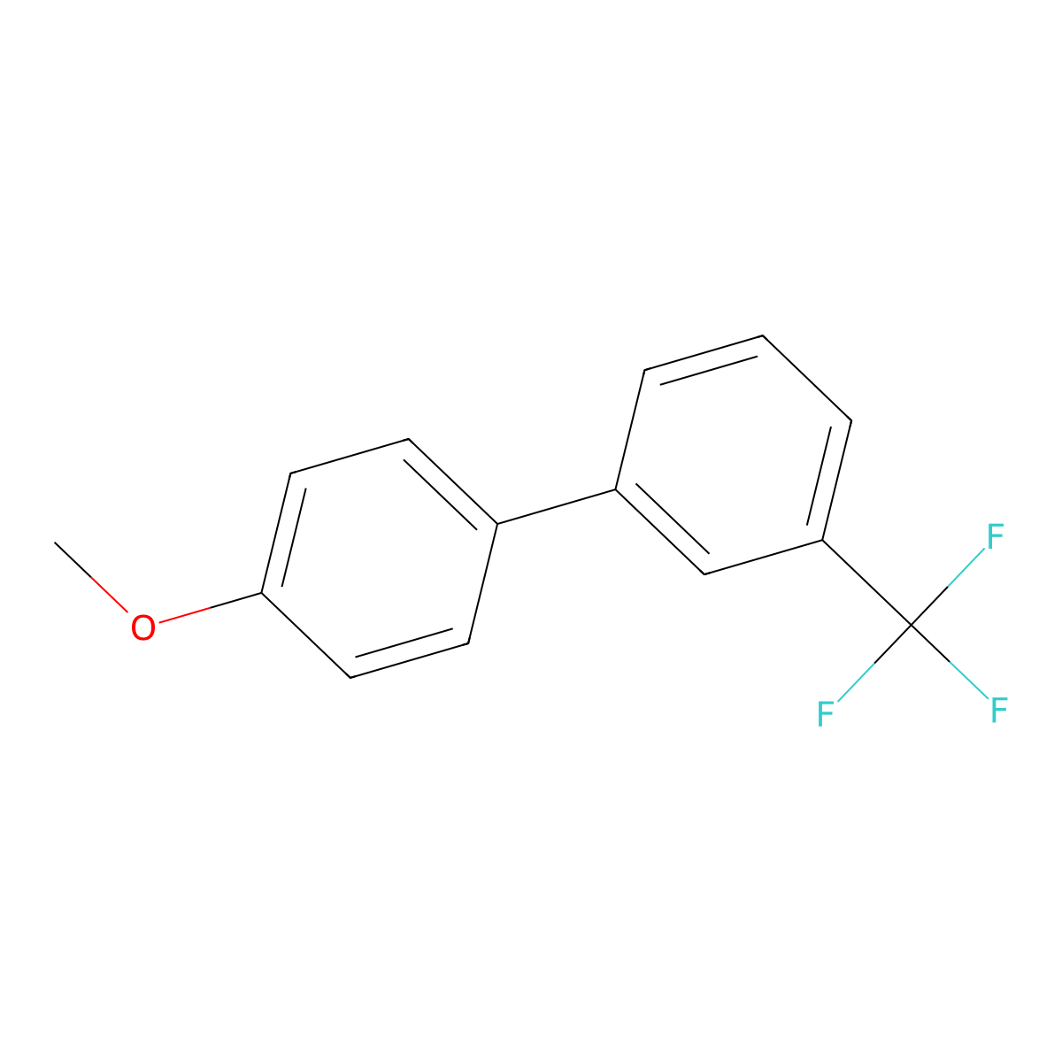 4-Methoxy-3'-trifluoromethylbiphenyl molecular structure, CAS 194873-98-8