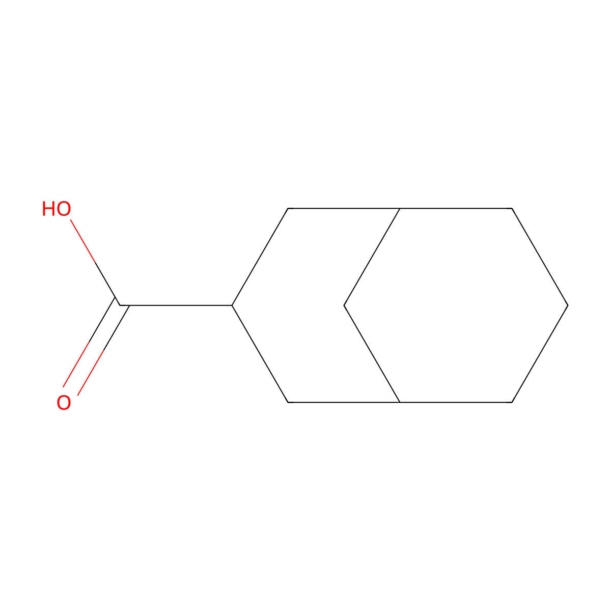 Bicyclo(3.3.1)nonane-3-carboxylic acid molecular structure, CAS 19489-16-8