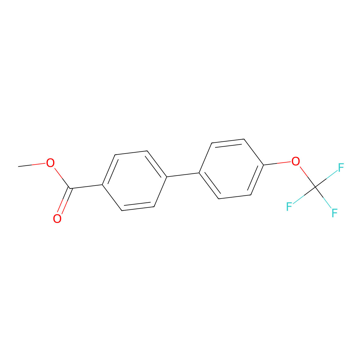 Methyl 4'-(trifluoromethoxy)-[1,1'-biphenyl]-4-carboxylate molecular structure, CAS 1949014-09-8