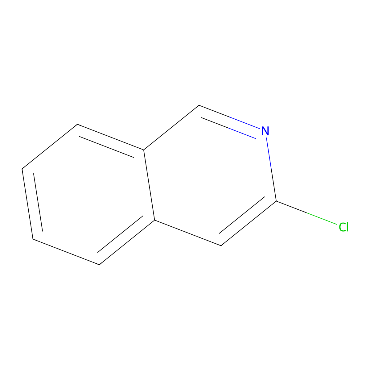 3-Chloroisoquinoline molecular structure, CAS 19493-45-9