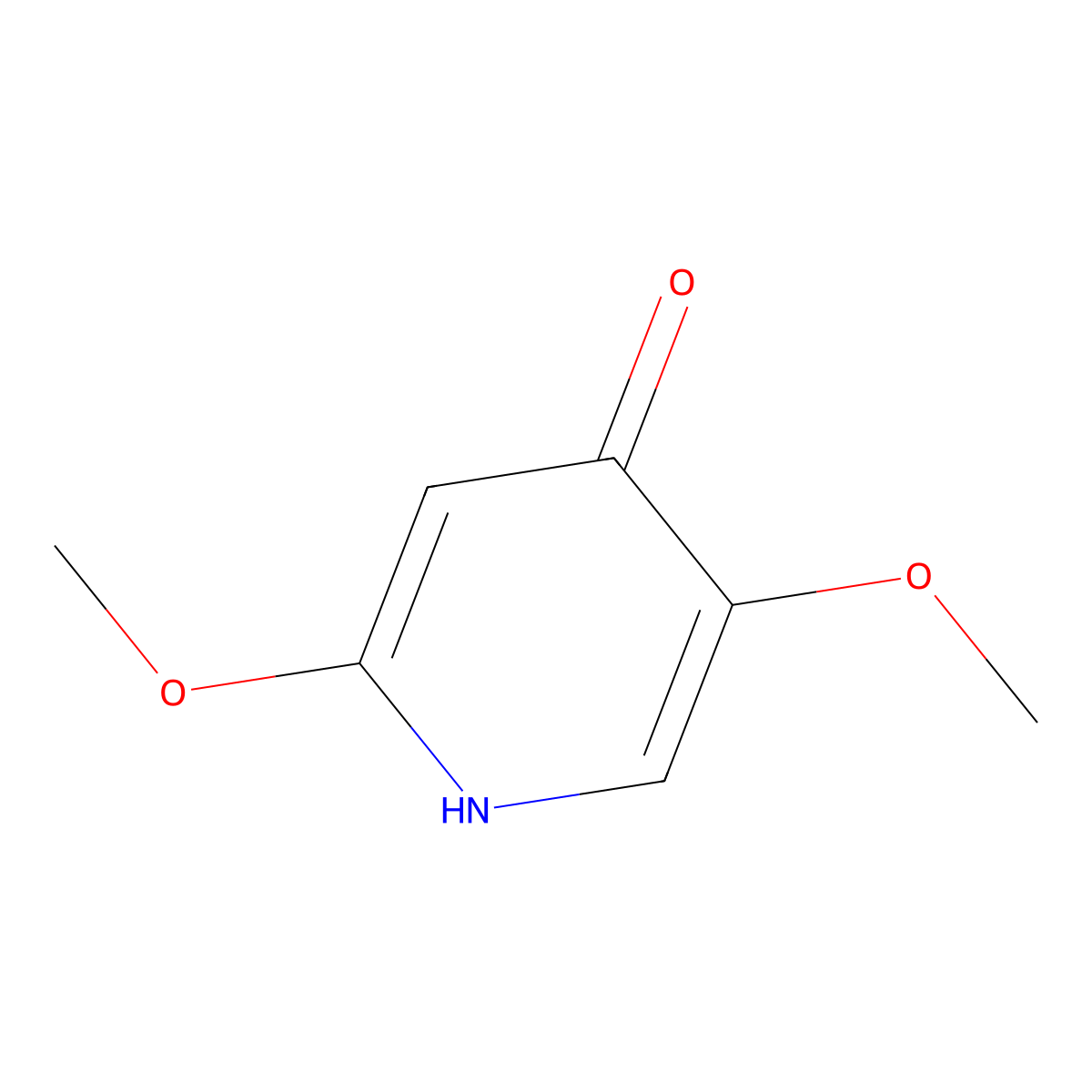 2,5-Dimethoxypyridin-4-ol molecular structure, CAS 1949816-18-5