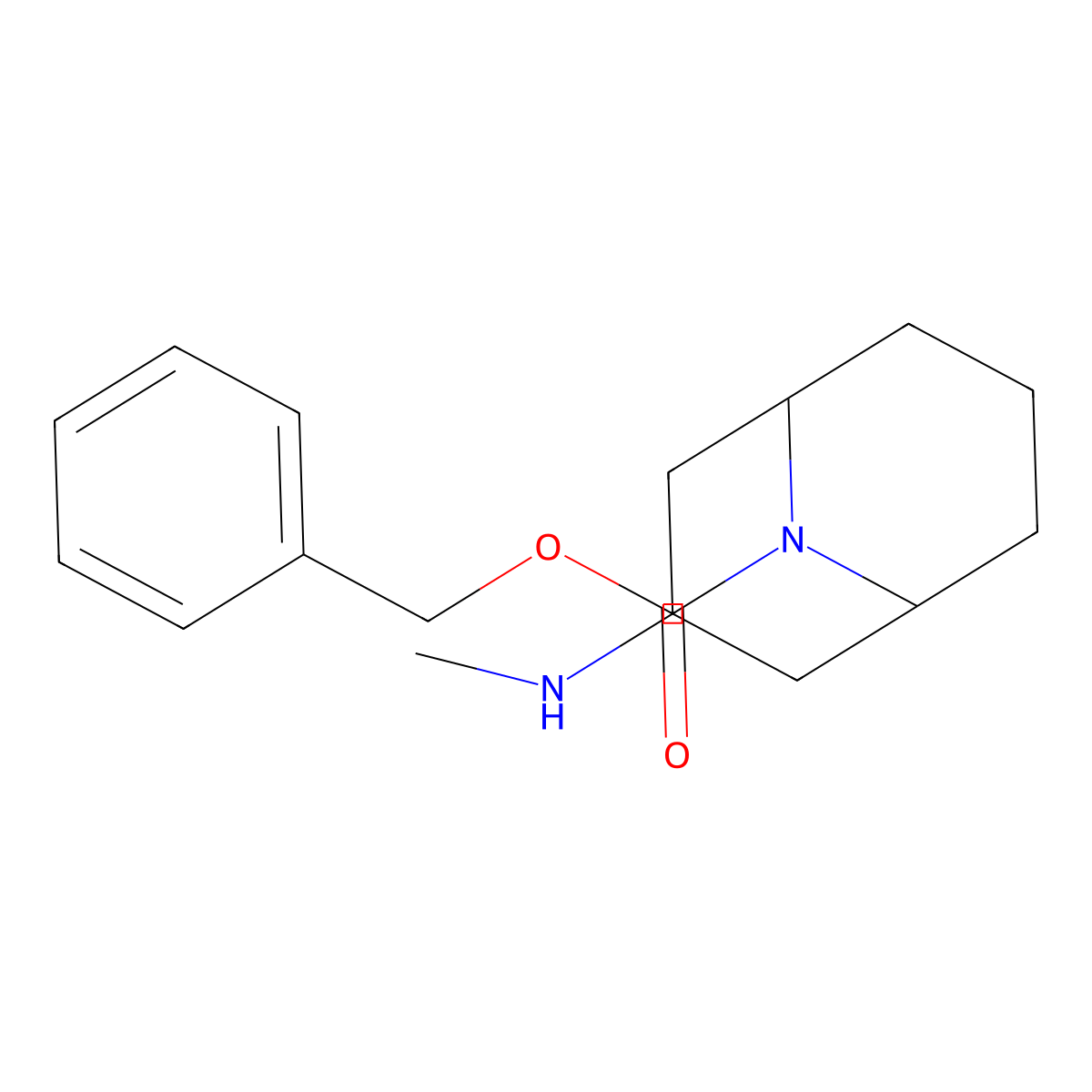 Benzyl 3-(methylamino)-9-azabicyclo[3.3.1]nonane-9-carboxylate molecular structure, CAS 1949836-78-5