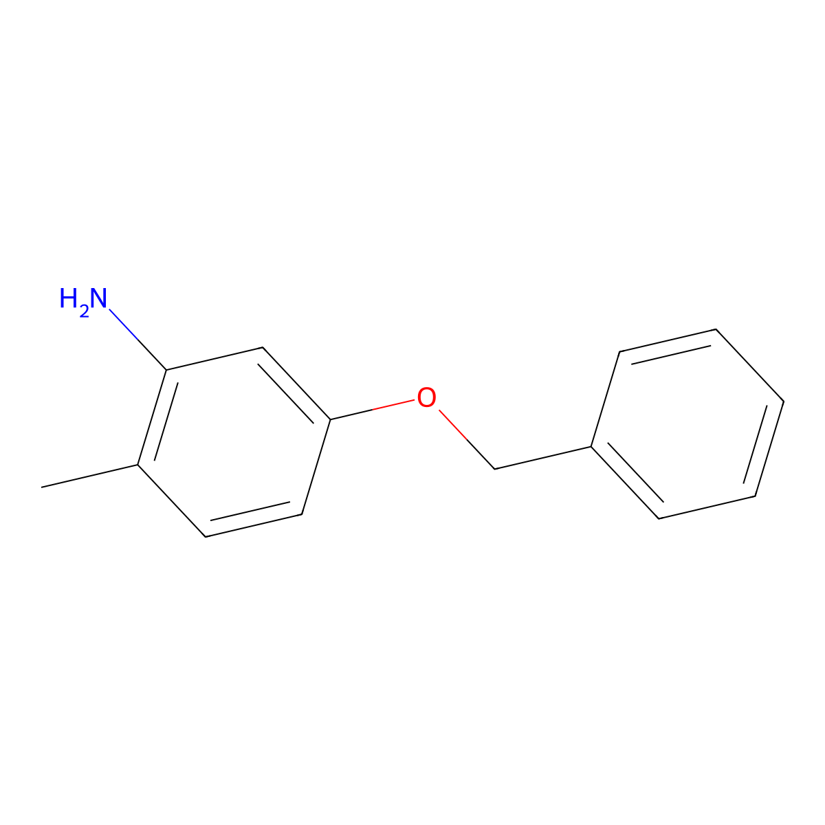 5-(Benzyloxy)-2-methylaniline molecular structure, CAS 19499-88-8