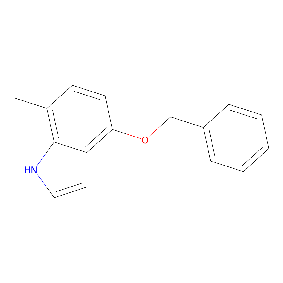 4-(Benzyloxy)-7-methyl-1H-indole molecular structure, CAS 19499-90-2